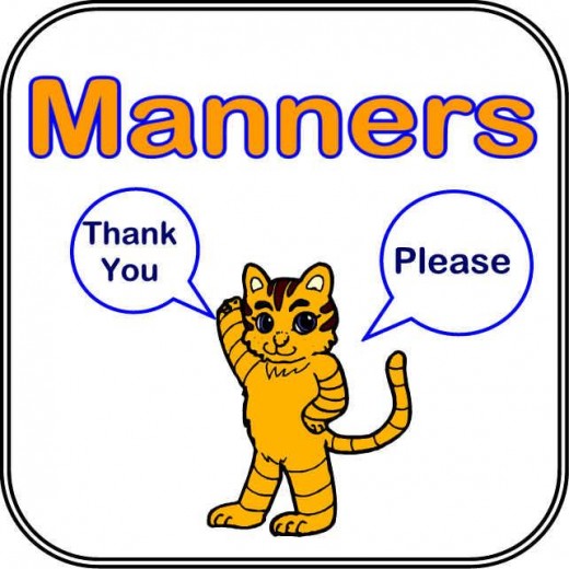 What are good manners. Respect clipart well mannered