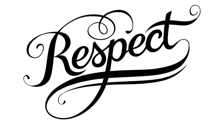 respect clipart word