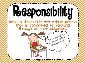 responsibility clipart character education