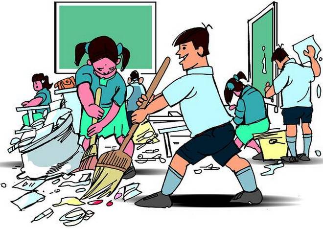responsibility clipart clean classroom