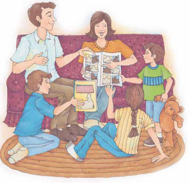 Family evening panda free. Responsibility clipart home clipart