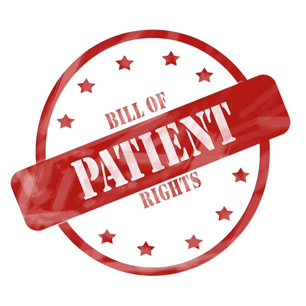 Responsibility clipart patient right. Patients bill of rights