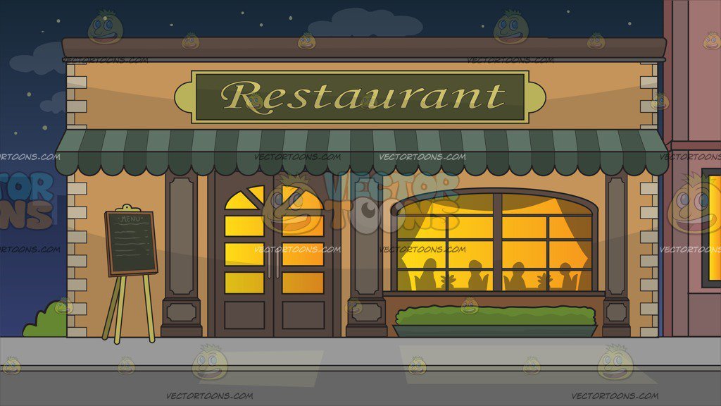 restaurants clipart exterior