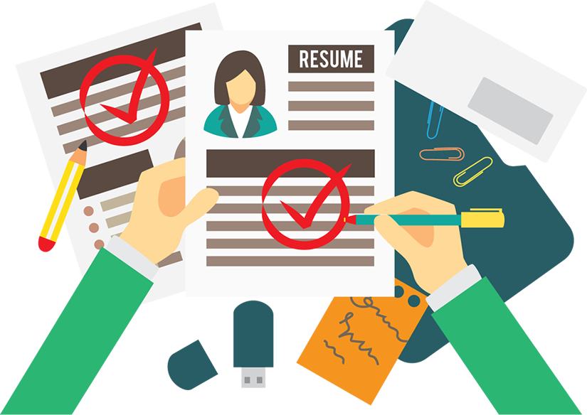 resume clipart employment service