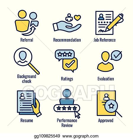resume clipart job reference