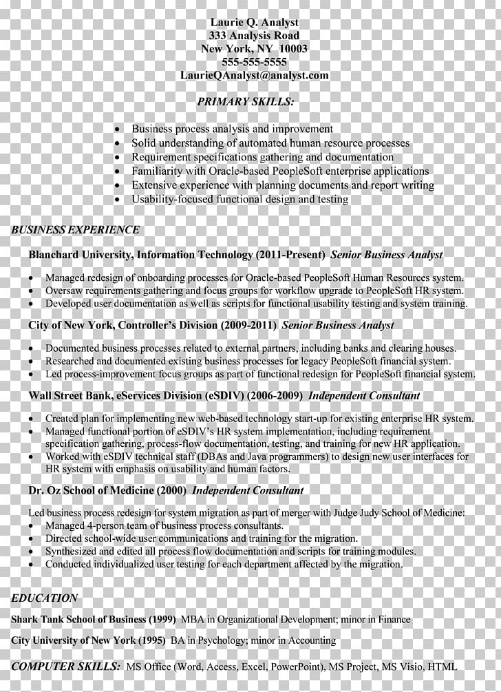 R sum business analyst. Resume clipart job specification