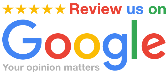 Leave a let know. Review us on google png