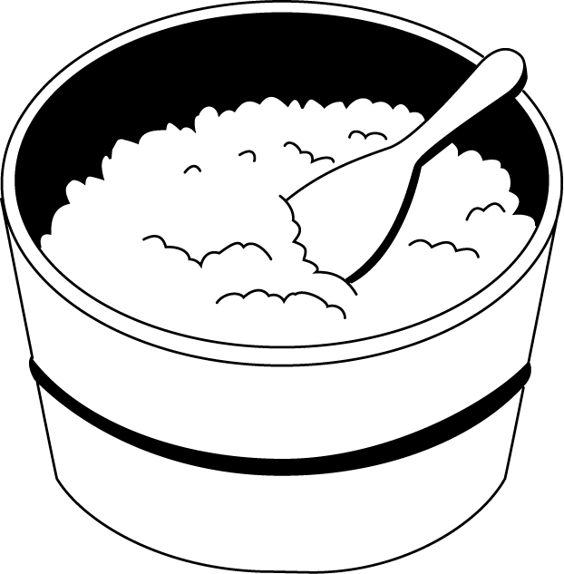 rice clipart boiled rice