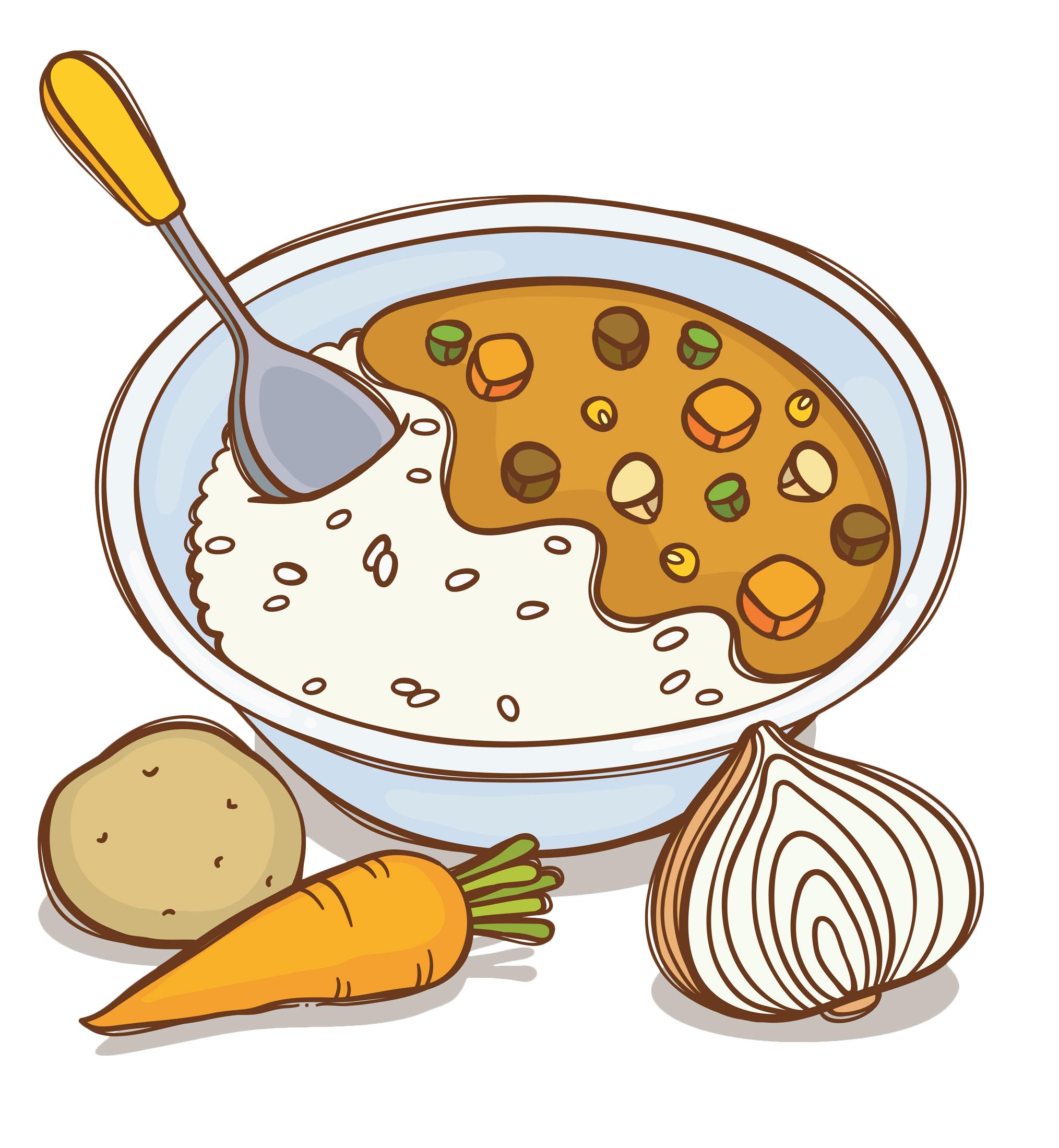 Japanese Curry Hainanese Chicken Rice Clip Art Rice Bowl Cliparts Png ...