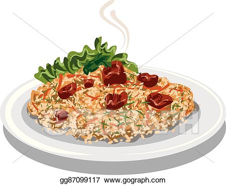rice clipart rice meat