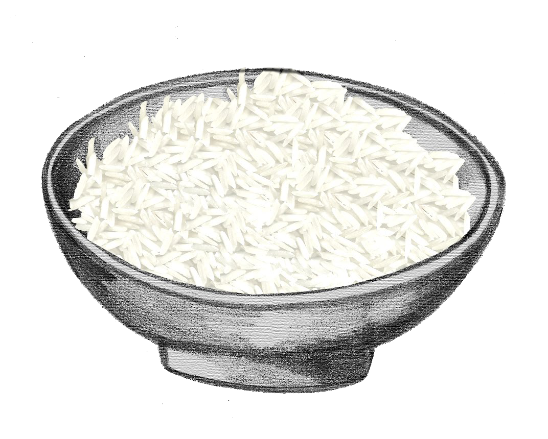 Rice steamed rice
