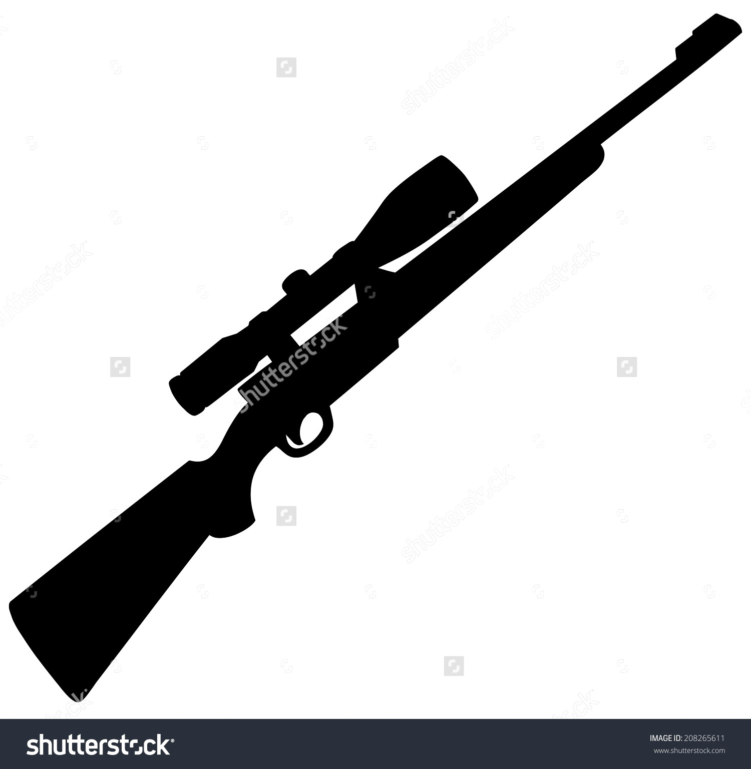 rifle clipart