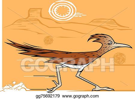 roadrunner clipart desert bird