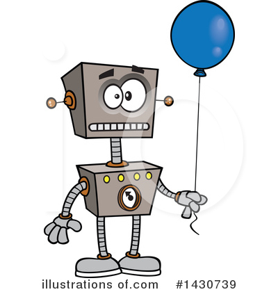 robot clipart balloon