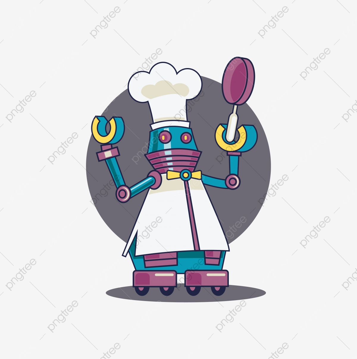 robot clipart chef