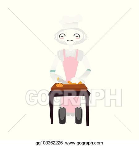 robot clipart cooking