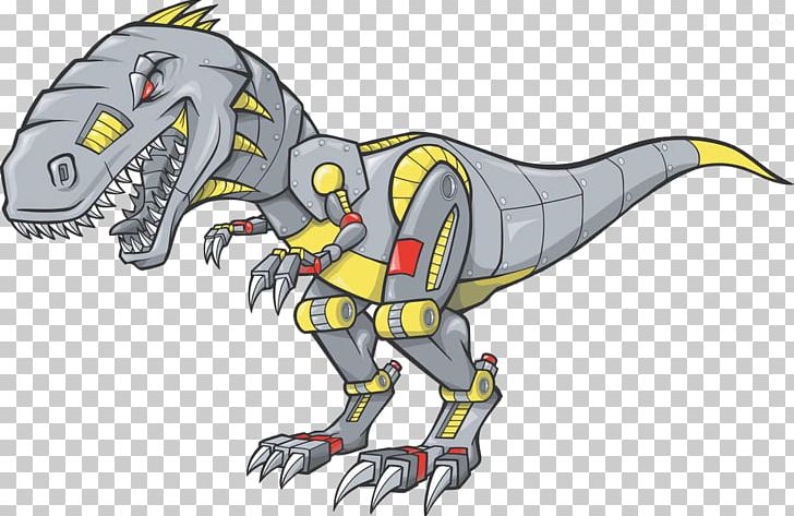 dinosaur robots cartoon