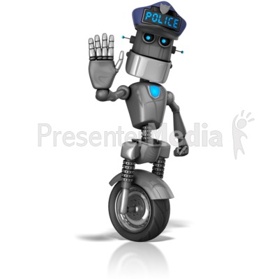 robot clipart police