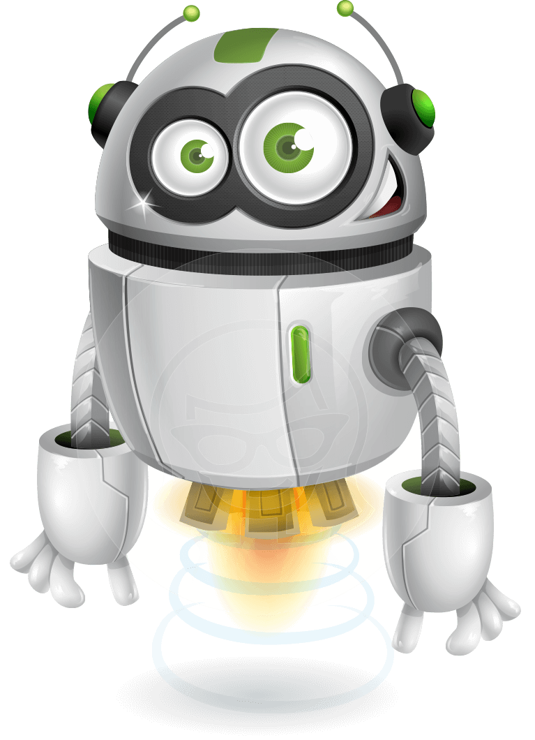 robot clipart recycled