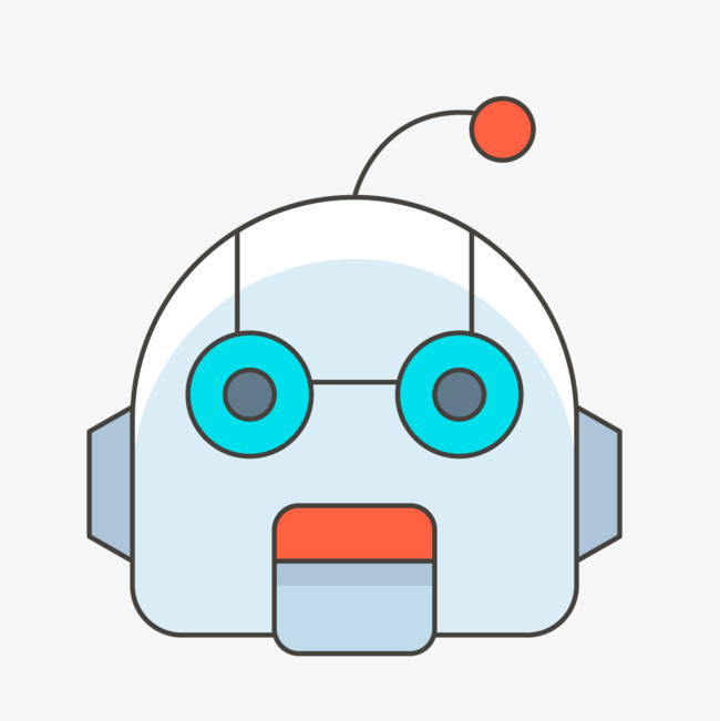 Expression he png . Robot clipart robot head