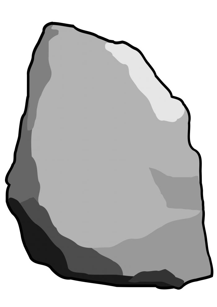 rock clipart drawing