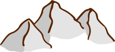 Rock clipart hill. Free mountain cliparts download