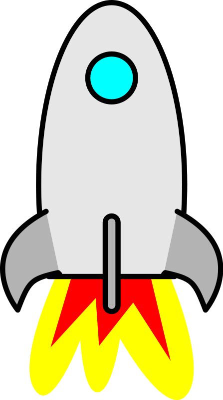 rocketship clipart