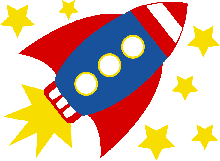 clipart rocket baby