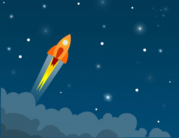 Rocket ship free stock. Rocketship clipart blast off