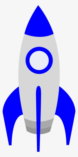 rocketship clipart blue rocket