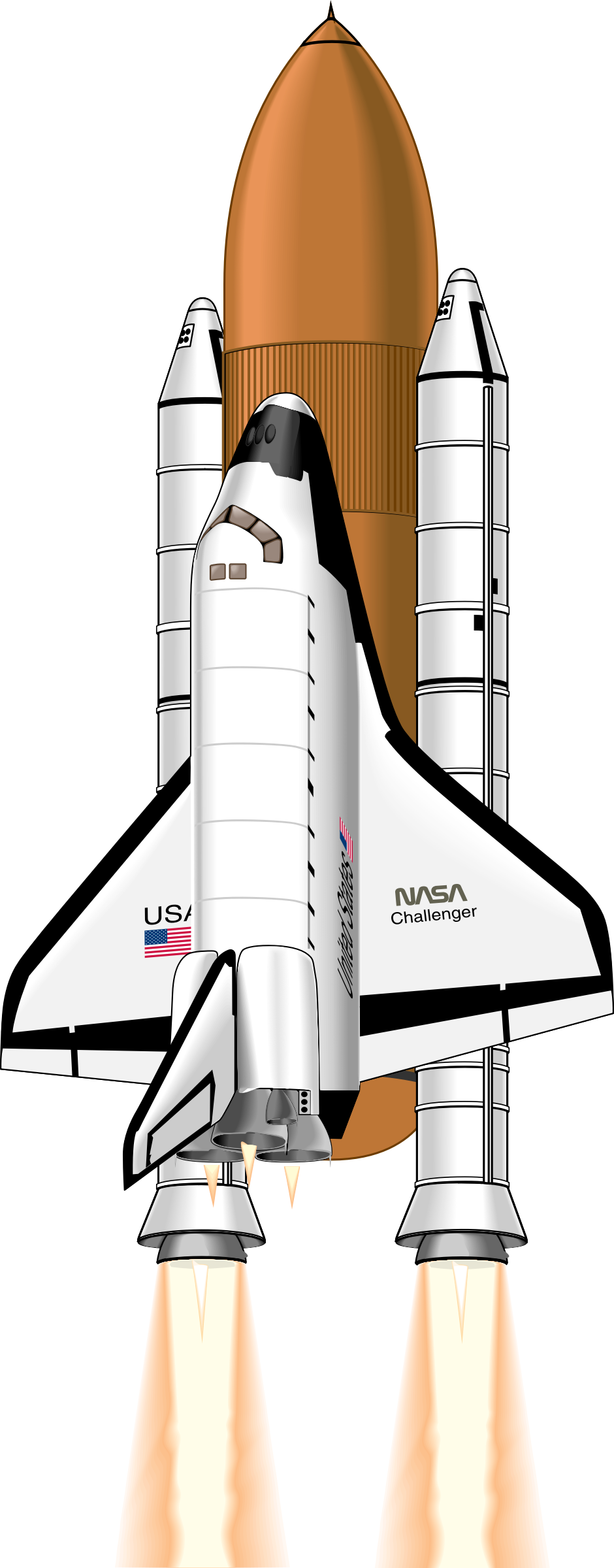 Nasa Space Shuttle Drawing Easy / Space Shuttle Launched From NASA