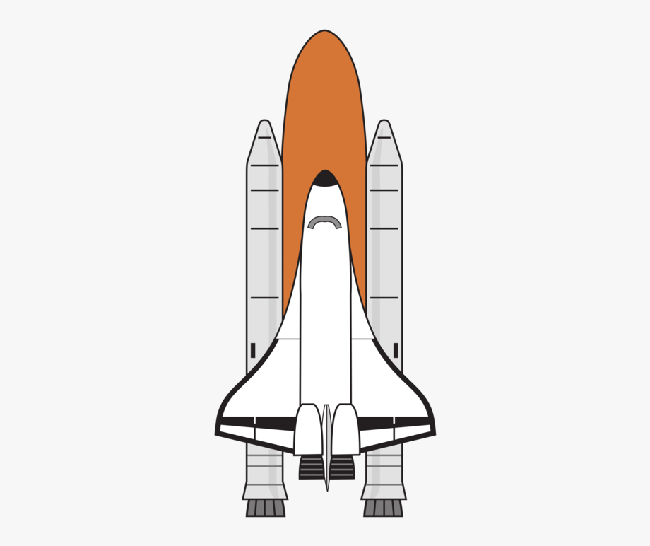 rocketship clipart space shuttle