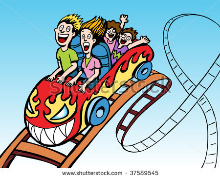 rollercoaster clipart animated