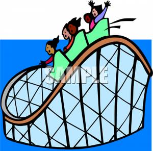 rollercoaster clipart downs