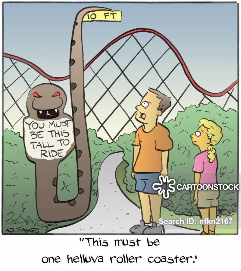 Rollercoaster clipart height. Requirements cartoons and comics