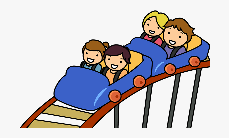 rollercoaster clipart kid