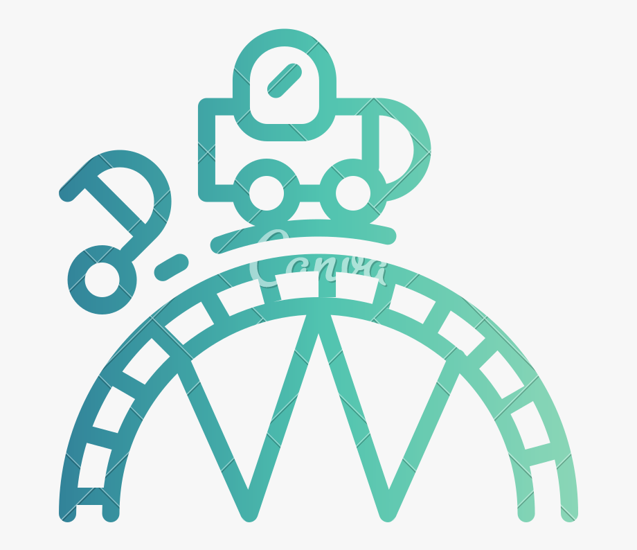 Rollercoaster clipart train. Roller coaster ferris wheel