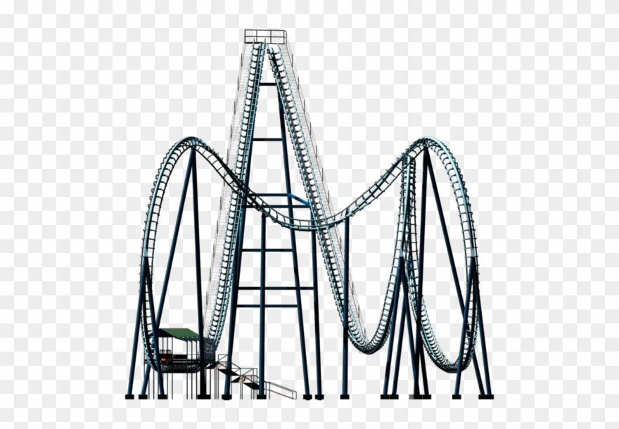 Roller coaster png . Rollercoaster clipart transparent background