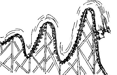 Roller coaster emotions . Rollercoaster clipart ups