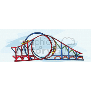 Roller coaster royalty free. Rollercoaster clipart water