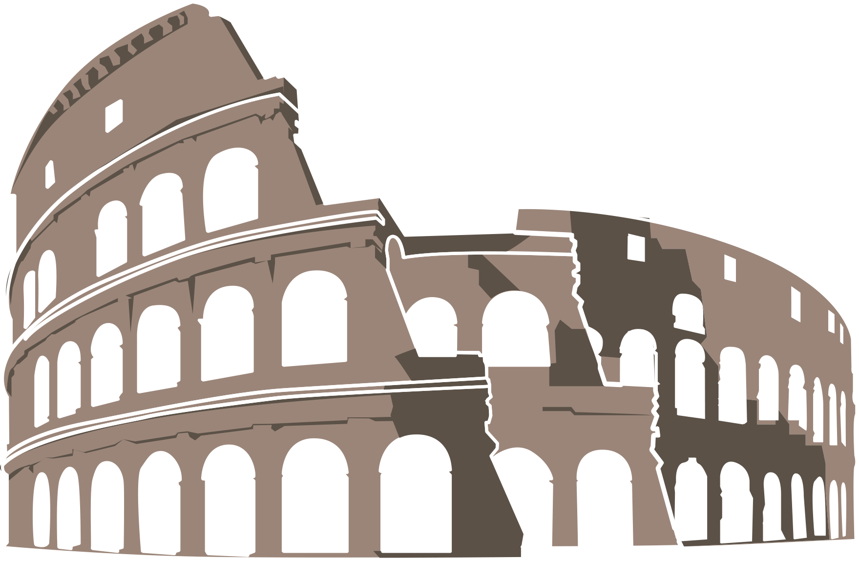 rome clipart amphitheatre