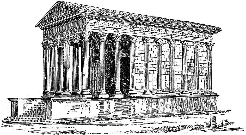 rome clipart ancient temple