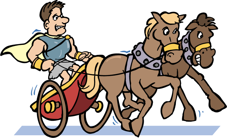 rome clipart chariot