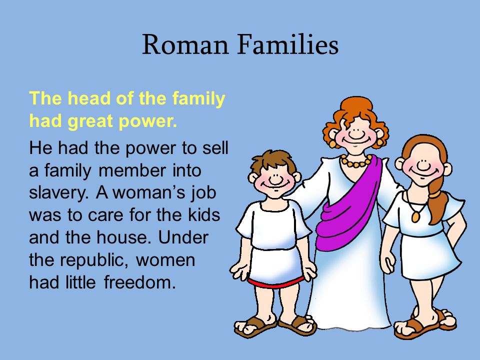 rome clipart family roman