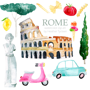 rome clipart italy clipart