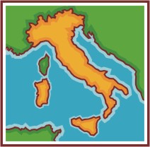 rome clipart map