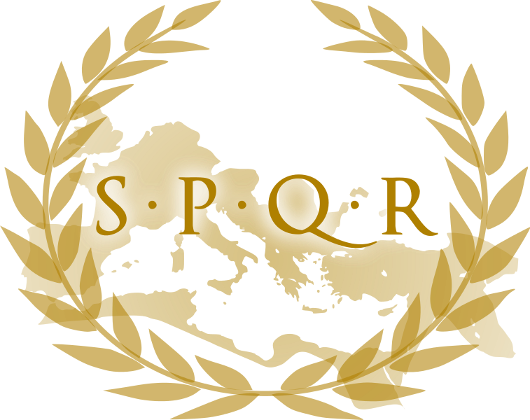 Rome clipart roma. File roman spqr banner