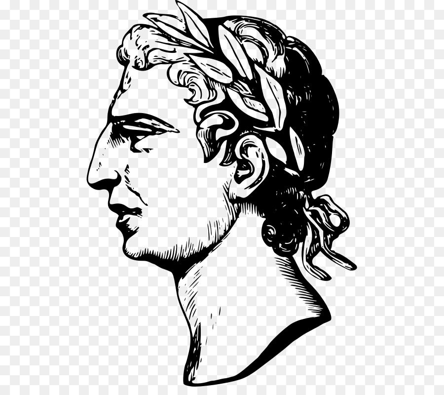 rome clipart roman head
