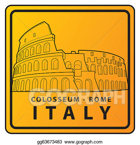 rome clipart sign