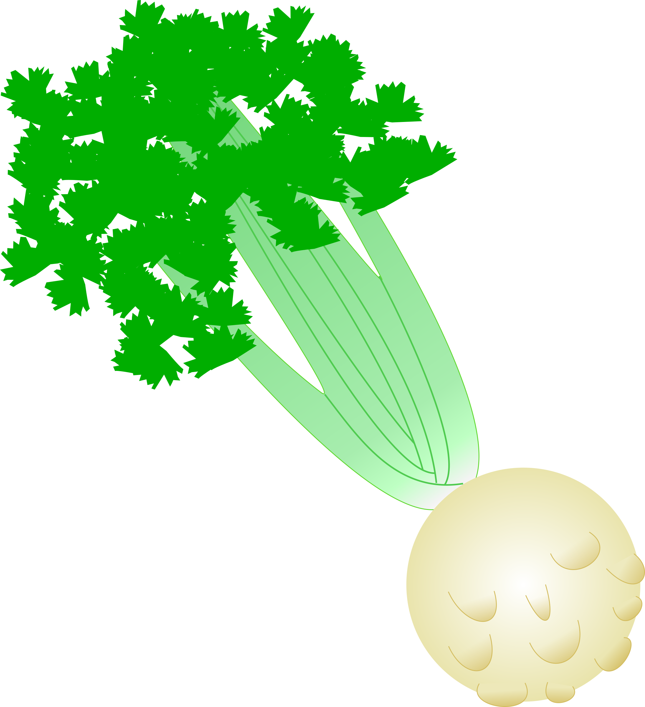 roots clipart green